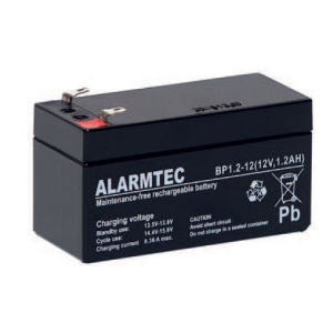 Alarmtec zárt gondozás mentes AGM akkumulátor 12V/1.2Ah (BP1.2-12)