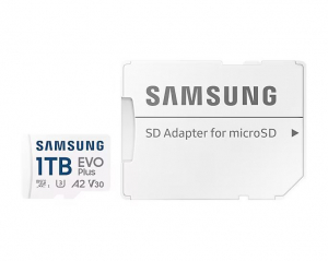 1TB microSDXC Samsung EVO Plus + adapter (MB-MC1T0SA/EU)