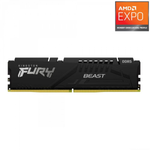 8GB 6000MHz DDR5 RAM Kingston Fury Beast Black EXPO CL30 (KF560C30BBE-8)