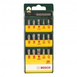 Bosch 2607019453 16 részes csavarozófejkészlet