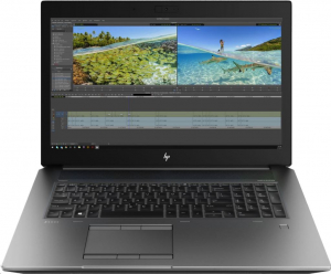 HP ZBook 17 G6 Laptop i7-9750H/32GB/1TB SSD/1TB HDD/RTX4000 Win 11 Pro ezüst (15222902) Silver