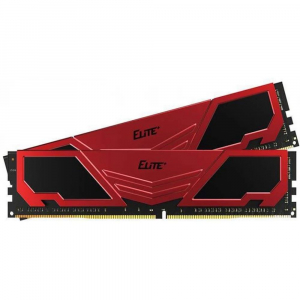 32GB 2666MHz DDR4 RAM Team Group Elite Plus fekete/piros CL19 (2x16GB) (TPRD432G2666HC19DC01)