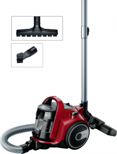 Bosch Serie 2 porzsák nélküli porszívó vörös (BGS05AAA2)