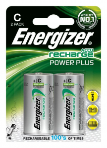 Energizer Power Plus 2500 mAh C R14 akkumulátor (2db/csomag)  (7638900138740)