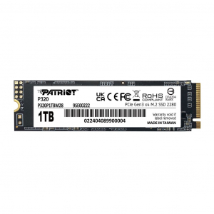1TB Patriot P320 M.2 NVMe SSD meghajt&oacute; (P320P1TBM28)