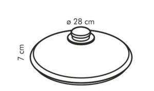 Tescoma UNICOVER &uuml;vegfedő 28cm (619028.00)