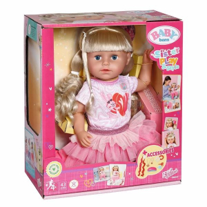 Zapf Baby Born Tesó - Style&Play szőke baba 43cm-es (833018)