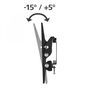 Hama dönthető fali konzol 46" fekete (00220804)
