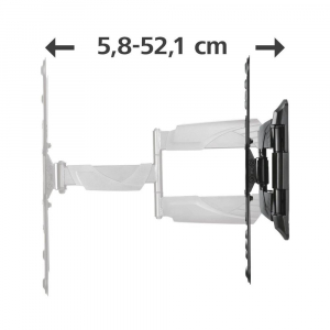 Hama full motion fali konzol 65" fekete (00220828)