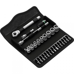 Wera  Zyklop Metal 8100 SA 8 Dugókulcs készlet Metrikus 1/4 (6,3 mm) 28 részes (05004018001)