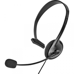 Renkforce Vezetékes telefon headset, 2,5 mm-es jack, mono, fekete,  On Ear (RF-4628709)