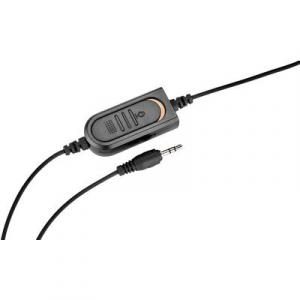 Renkforce Vezetékes telefon headset, 2,5 mm-es jack, mono, fekete,  On Ear (RF-4628709)