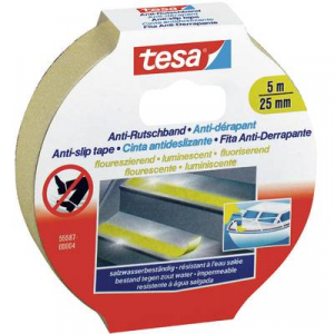 Tesa  (55580-00000-11) Cs&uacute;sz&aacute;smentes&iacute;tő szalag Feh&eacute;r (H x Sz) 5 m x 25 mm 1 db