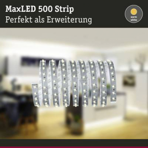 Paulmann  MaxLED 500 (70827) LED cs&iacute;k bőv&iacute;t&eacute;s Dug&oacute;val 24 V 2.5 m Melegfeh&eacute;r 1 db