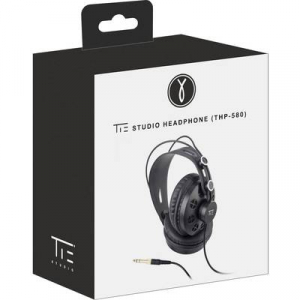 Tie Studio  THP-580 St&uacute;di&oacute; Over Ear fejhallgat&oacute; Vezet&eacute;kes Fekete (19-90051)