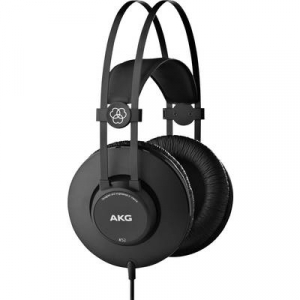 AKG  K52 Stúdió Over Ear fejhallgató Vezetékes Fekete (AKGK52)
