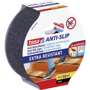 Tesa  EXTRA RESISTANT (55588-00000-11) Cs&uacute;sz&aacute;smentes&iacute;tő szalag Fekete (H x Sz) 5 m x 50 mm 1 db