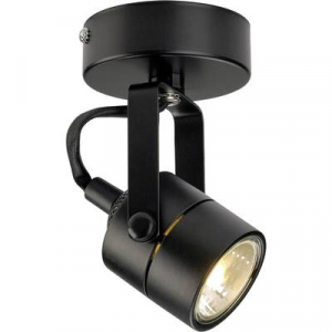 SLV Mennyezeti halogén spot GU10 50 W fekete,  Spot 79 (132020)