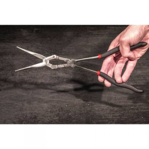 Facom  (185.34L) Műhely Lapos kerek csőrű fogó Egyenes 340 mm