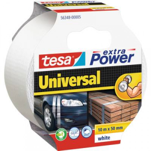 Tesa  UNIVERSAL (56348-00005-05) Sz&ouml;vet ragaszt&oacute;szalag &reg; extra Power Feh&eacute;r (H x Sz) 10 m x 50 mm 1 db