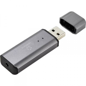 Renkforce USB-s fejhallgató erősítő, szürke (matt),  RF-UHA-300 (RF-4533696)
