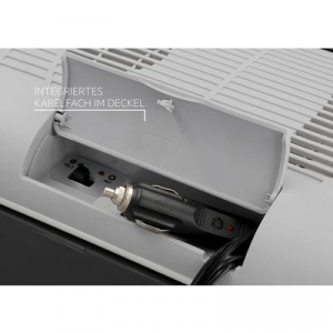 AEG  KK 14 Hűtő- és fűtő láda Termoelektromos 12 V/DC Szürke 14 l 19 ° C-kal a környezeti hőmérséklet alatt (10695)