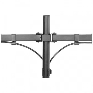Newstar  (FPMA-D550DDBLACK) 2 részes Monitor asztali tartó 25,4 cm (10) - 81,3 cm (32) Csuklóval mozgatható, Forgatható, Dönthető, Álló Fekete