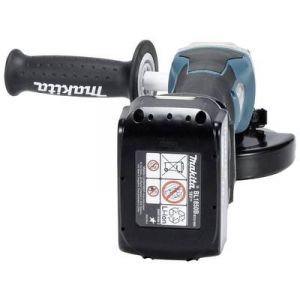 Makita  (DGA517RTJ) Akkus sarokcsiszoló 125 mm 2. akkuval, Töltővel 18 V 5 Ah