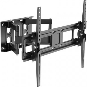 aha Elektronik  TV-Wandhalterung, vollbeweglich, 213 cm (84), Scherenarm, Schwarz TV fali tartó Dönthető, Billenthető 81,3 cm (32) - 213,4 cm (84) Csu