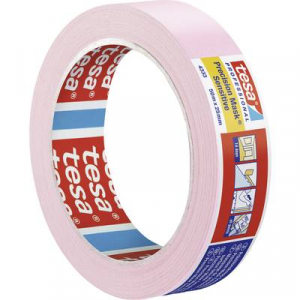 Tesa  PRECISION SENSITIVE (04333-00018-02) Krepp szalag Pr&auml;zisionskrepp&reg; Vil&aacute;gos r&oacute;zsasz&iacute;n (H x Sz) 50 m x 25 mm 1 db