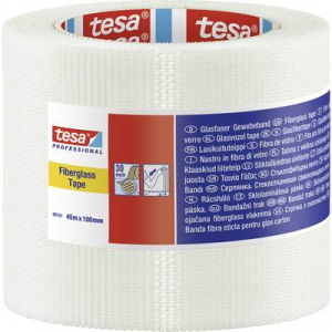Tesa  (60101-00003-00) Sz&ouml;vet ragaszt&oacute;szalag &reg; Professional Feh&eacute;r (H x Sz) 45 m x 10 cm 1 db