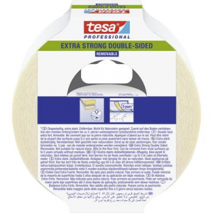 Tesa  EXTRA STRONG (51960-00001-11) Fektető szalag &reg; Professional &Aacute;tl&aacute;tsz&oacute; (H x Sz) 25 m x 50 mm 1 db