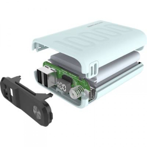 RealPower  (323370) Powerbank 10000 mAh Lítium Zöld