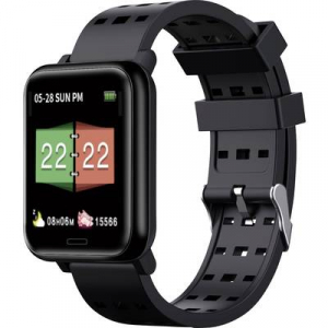 Jay-Tech Fitnesz adatgyűjtős okosóra, fekete,  BT36G (7700 1470)