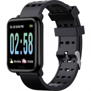 Jay-Tech Fitnesz adatgyűjtős okosóra, fekete,  BT36G (7700 1470)