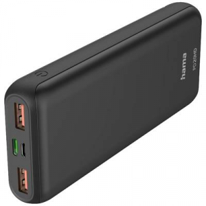 Hama  PD20-HD Powerbank 20000 mAh LiPo USB-A, USB-C® Antracit (00201663)