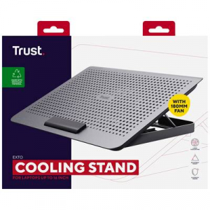 Trust  Exto Eco Notebook állvány hűtő funkcióval Állítható magasság (24613)