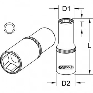 KS Tools   (9175391) Bit befog&oacute;