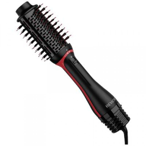 Revlon  One-Step Volumiser Plus Meleglevegős kefe Fekete, Piros Ionizációval (RVDR5298E)