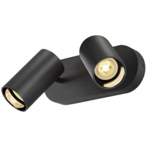 SLV  (1006425) ASTO TUBE Mennyezeti lámpa GU10 10 W Fekete