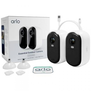 ARLO  ESSENTIAL2 XL FHD OUTDOOR CAMERA 2-PACK (VMC2252-100EUS) WLAN IP-Megfigyelő kamera k&eacute;szlet2 db kamer&aacute;val1920 x 1080 pixel
