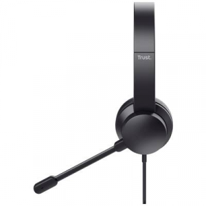 Trust  HS-201 Számítógép Over Ear headset Vezetékes Stereo Fekete (25373)
