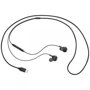 Samsung  EO-IC100BBEGEU B osztályos áru (sérült/hiányos csomagolás) In Ear fejhallgató Vezetékes Stereo Fekete Hangerő szabályozás, Mikrofon némítás (