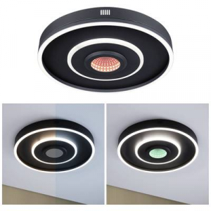 Paulmann  (71039) Spaceglow LED-es mennyezeti lámpa LED 22 W Fekete (matt)