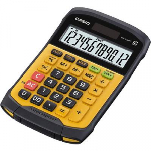 Casio  (WM-320MT) Asztali sz&aacute;m&iacute;t&oacute;g&eacute;p S&aacute;rga, Fekete Kijelző (sz&aacute;mjegy): 12 Napenergi&aacute;val &uuml;zemeltetett, Elemekről &uuml;zemeltetett (Sz x Ma x M&eacute;) 145 x 36 x
