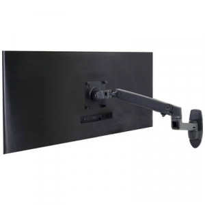 Ergotron  LX Arm Wall Mount 1 részes Monitor fali tartó 38,1 cm (15) - 86,4 cm (34) Fekete Állítható magasságú, Dönthető, Csuklóval mozgatható, Forgat