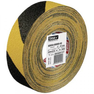 Tesa  ANTI-RUTSCH (60954-00000-02) Cs&uacute;sz&aacute;smentes&iacute;tő szalag &reg; Fekete/s&aacute;rga (H x Sz) 18 m x 50 mm 1 db