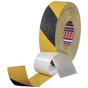 Tesa  ANTI-RUTSCH (60954-00000-02) Cs&uacute;sz&aacute;smentes&iacute;tő szalag &reg; Fekete/s&aacute;rga (H x Sz) 18 m x 50 mm 1 db