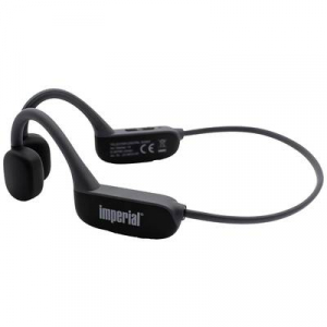 Imperial  bluTC active 1 Sport On Ear fejhallgató Bluetooth® Fekete Csontrezgéses fejhallgató, Izzadásálló, Nyakpánt (22-9033-00)