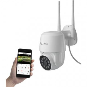 Sygonix IP megfigyelő kamera 1920 x 1080 px LAN/WLAN,  PTZ WLAN (SY-4760960)
